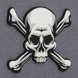 Pirate Skull & Crossbones, Jolly Roger (Double Layer Silicone) - Flexfit® Premium Wool Blend Cap