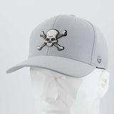 Pirate Skull & Crossbones, Jolly Roger (Double Layer Silicone) - Flexfit® Cool & Dry Cap