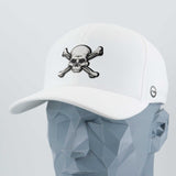 Pirate Skull & Crossbones, Jolly Roger (Double Layer Silicone) - Flexfit® Cool & Dry Cap