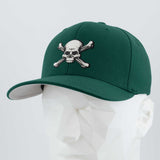 Pirate Skull & Crossbones, Jolly Roger (Double Layer Silicone) - Flexfit® Premium Wool Blend Cap