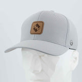 Most Difficult Trail Sign (Leather) - Flexfit® Cool & Dry Cap Color: Silver - Eternal Glyph LLC