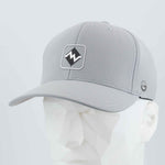 Most Difficult Trail Sign (Silicone) - Flexfit® Cool & Dry Cap Color: Silver - Eternal Glyph LLC