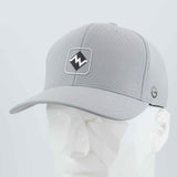 Most Difficult Trail Sign (Silicone) - Flexfit® Cool & Dry Cap Color: Silver - Eternal Glyph LLC