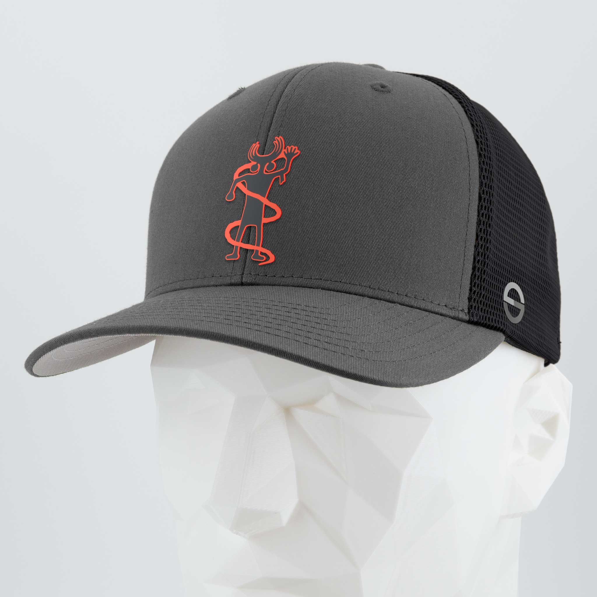 Moab Shaman Petroglyph (Silicone) - Flexfit® Mesh Trucker Cap