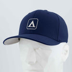 Tent Camping Trail Sign (Silicone) - Flexfit® Premium Wool Blend Cap Color: Navy - Eternal Glyph LLC
