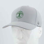 Tree of Life (Silicone) - Flexfit® Cool & Dry Cap Color: Silver - Eternal Glyph LLC
