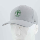 Tree of Life (Silicone) - Flexfit® Cool & Dry Cap Color: Silver - Eternal Glyph LLC
