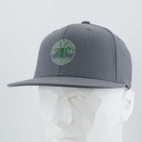 Tree of Life (Silicone) - Flexfit® Premium Fitted Cap Color: Dark Gray - Eternal Glyph LLC