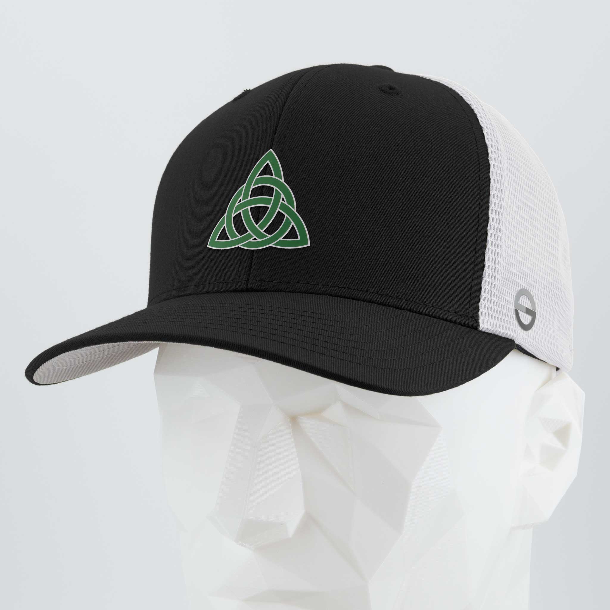 Triquetra Trinity Knot (Silicone) - Flexfit® Mesh Trucker Cap