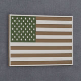 American Flag, Camo (Double Layer Silicone) - Mesh Trucker Cap