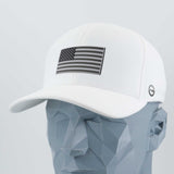 American Flag, Monotone (Double Layer Silicone) - Flexfit® Cool & Dry Cap