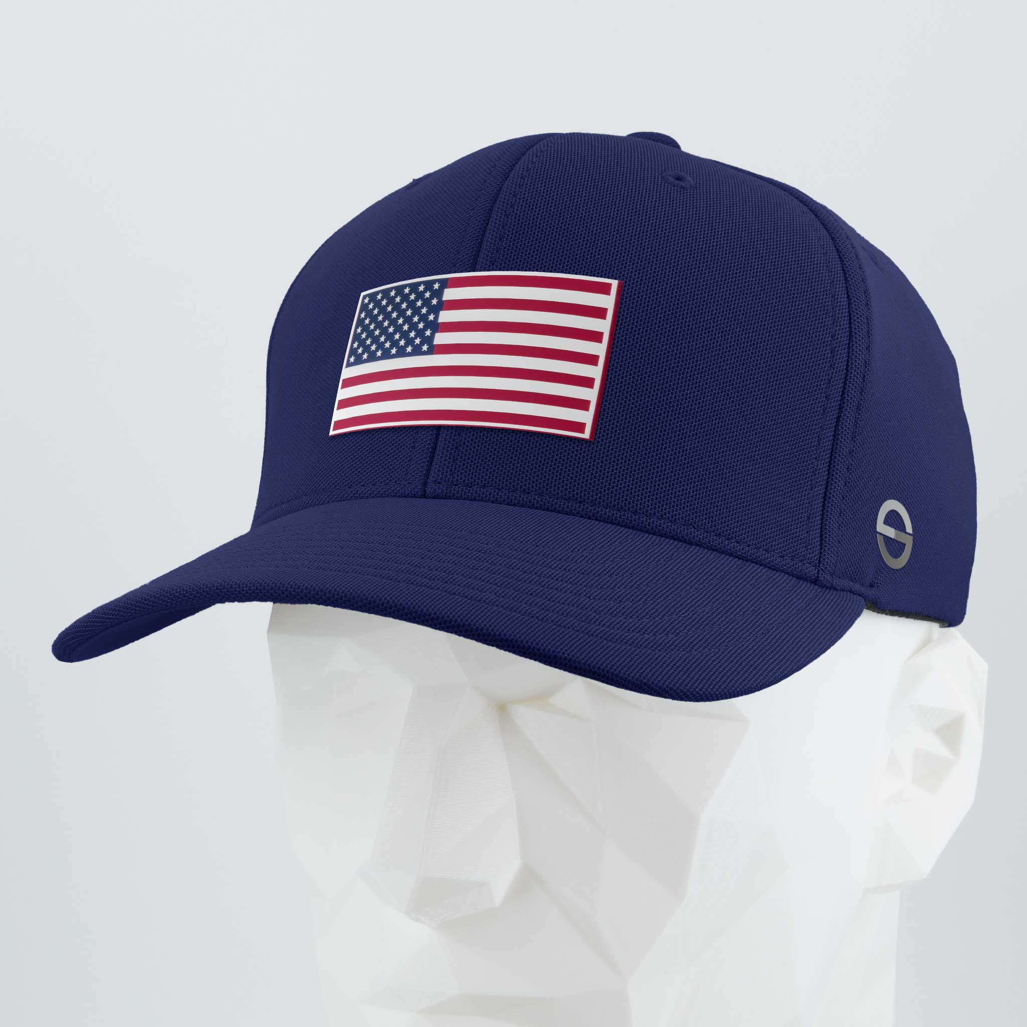 American Flag, Red White and Blue (Double Layer Silicone) - Flexfit® Cool & Dry Cap