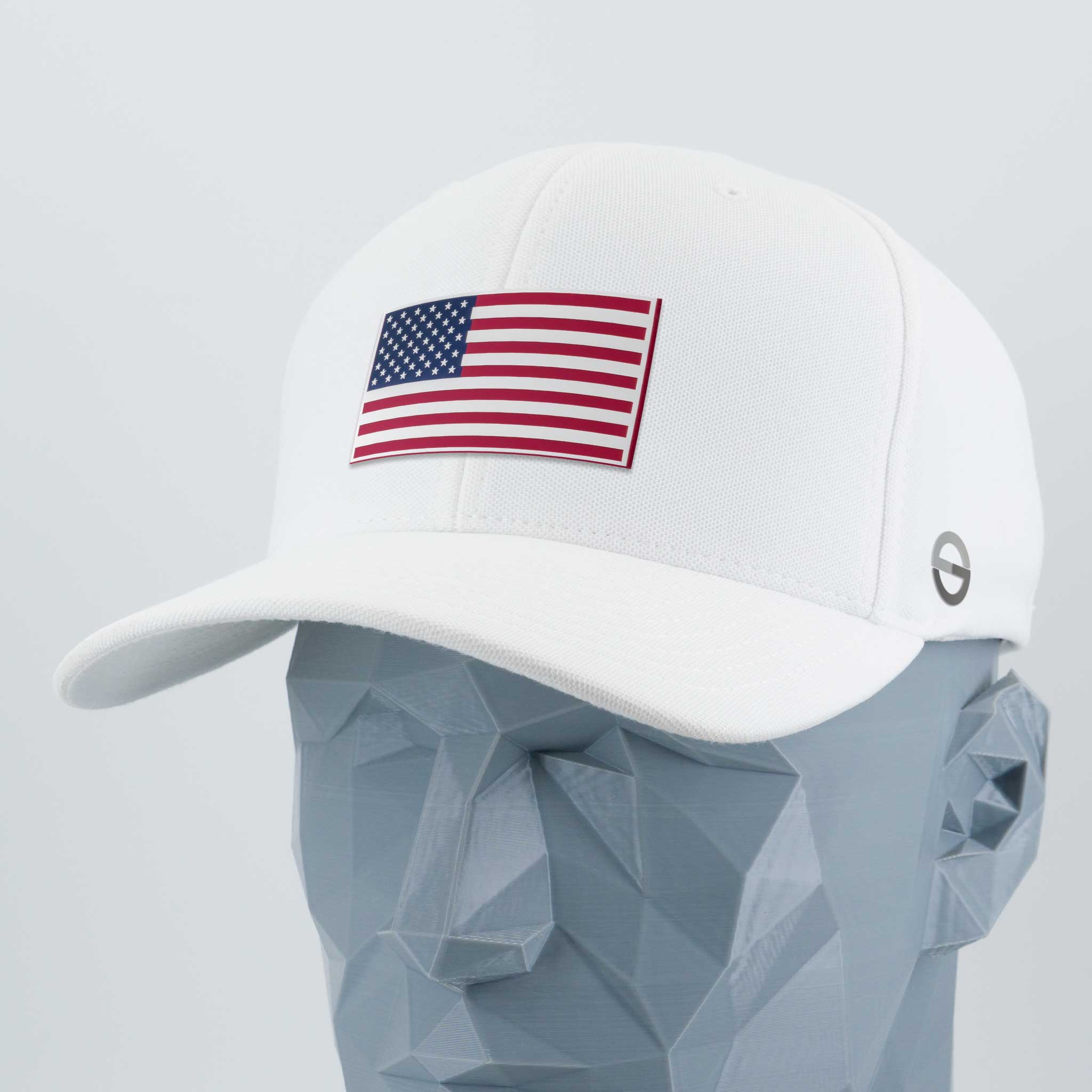 American Flag, Red White and Blue (Double Layer Silicone) - Flexfit® Cool & Dry Cap